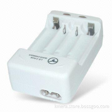 Charger with Input Voltage of 100 to 240V AC, Measures 78 x 48 x 28mm